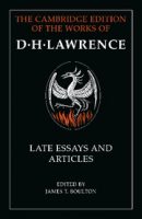 cover of LATE ESSAYS AND ARTICLES