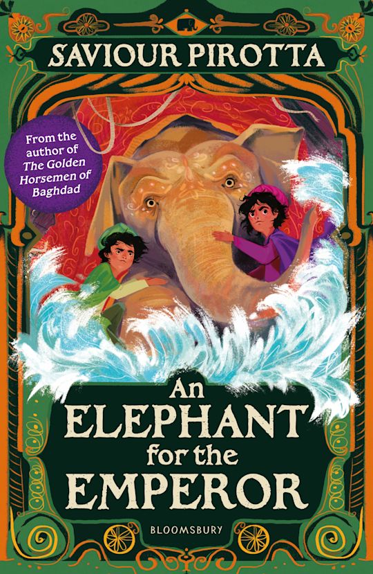 cover of THE ELEPHANT FOR THE EMPEROR by Saviour Pirotta