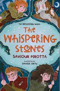 cover of THE WHISPERING STONES by Saviour Pirotta
