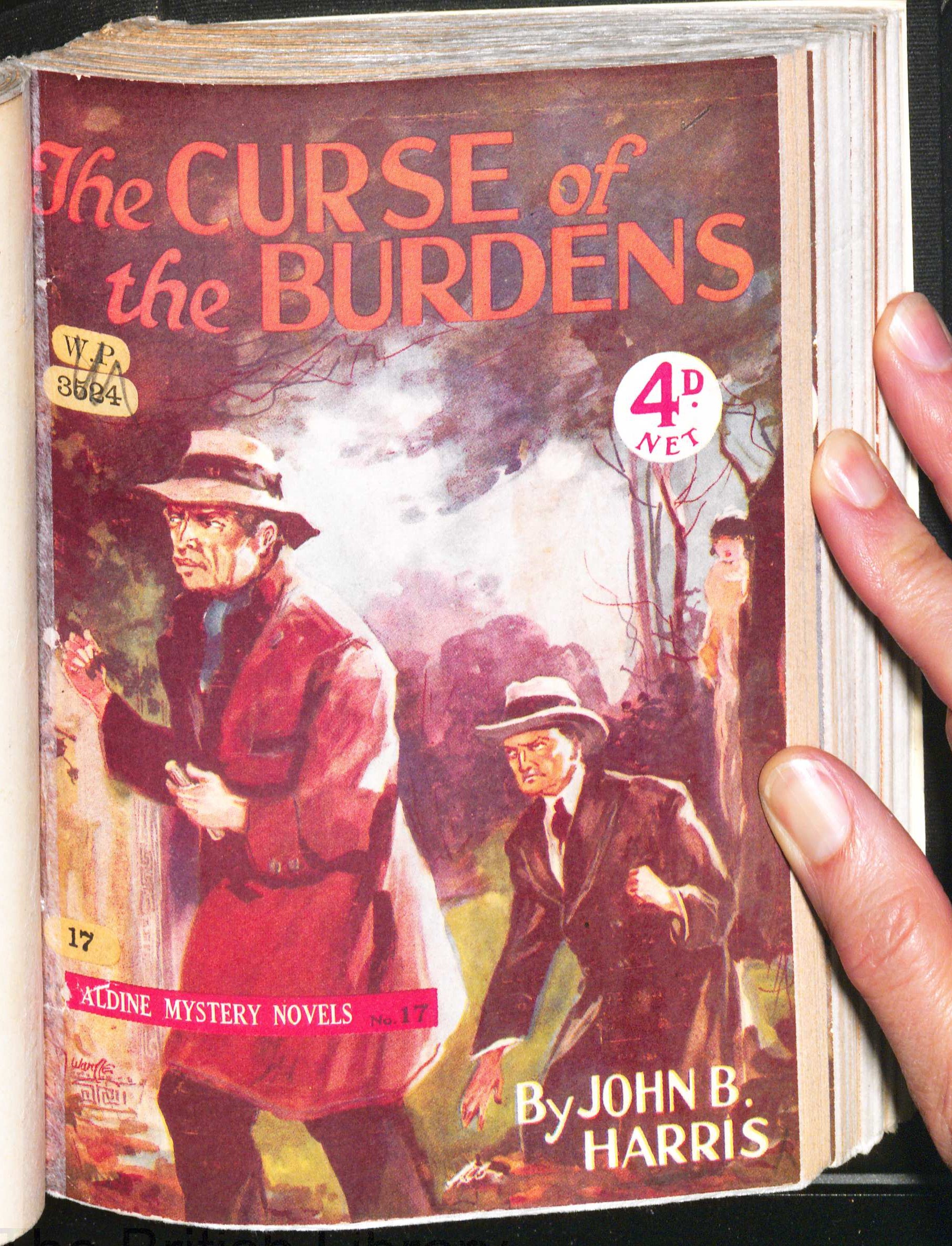 CURSE OF THE BURDENS original cover from 1927